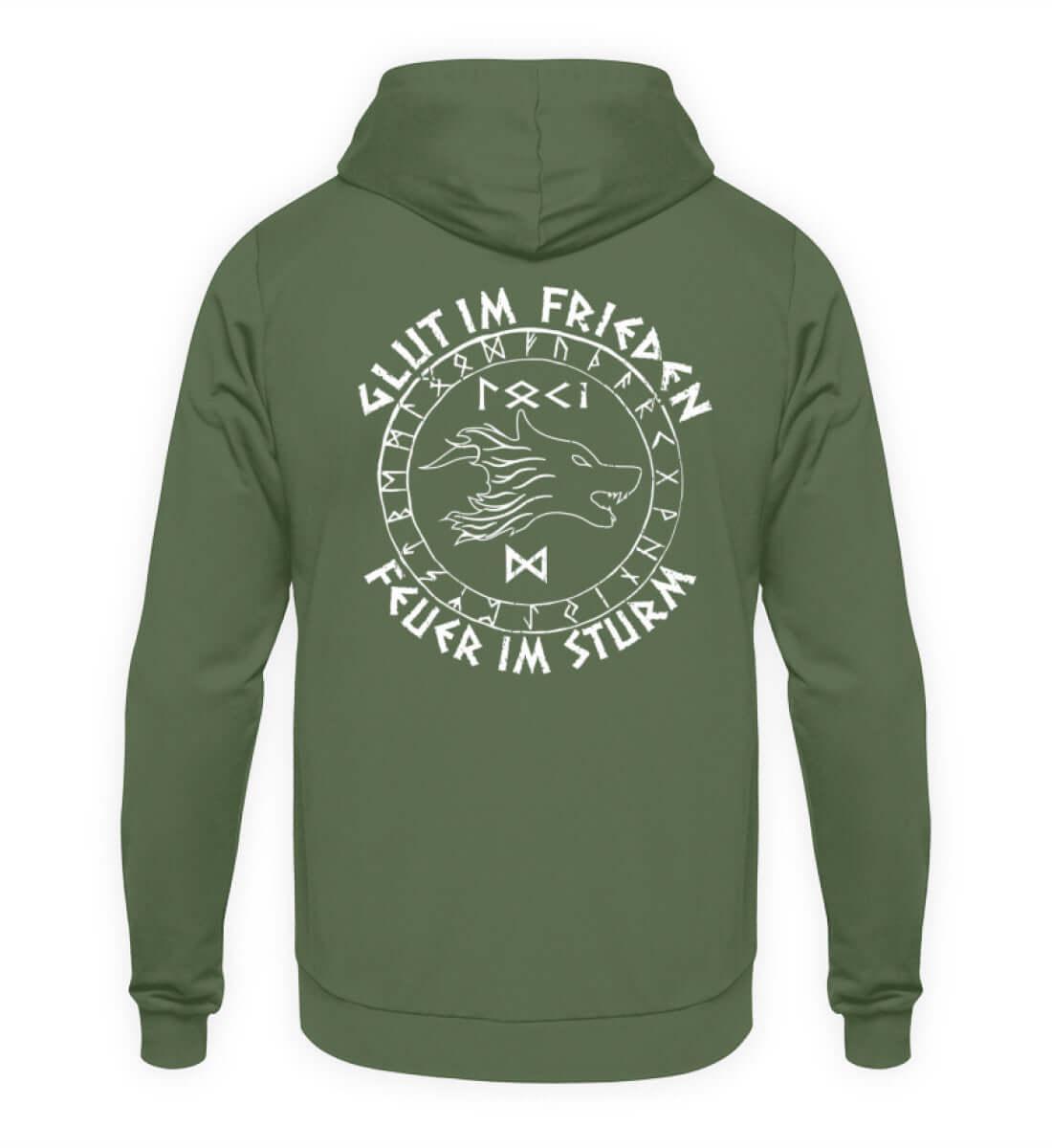 Wikinger Hoodie Backprint "Loki's Erbe" – Kraft und List im nordischen Design - Nordic Viking Wear