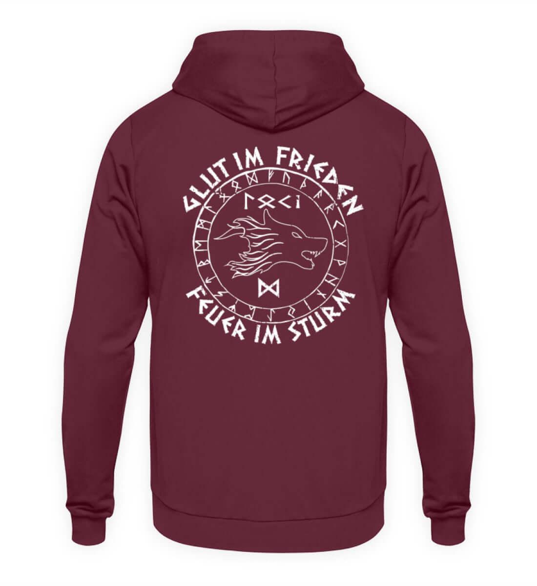 Wikinger Hoodie Backprint "Loki's Erbe" – Kraft und List im nordischen Design - Nordic Viking Wear