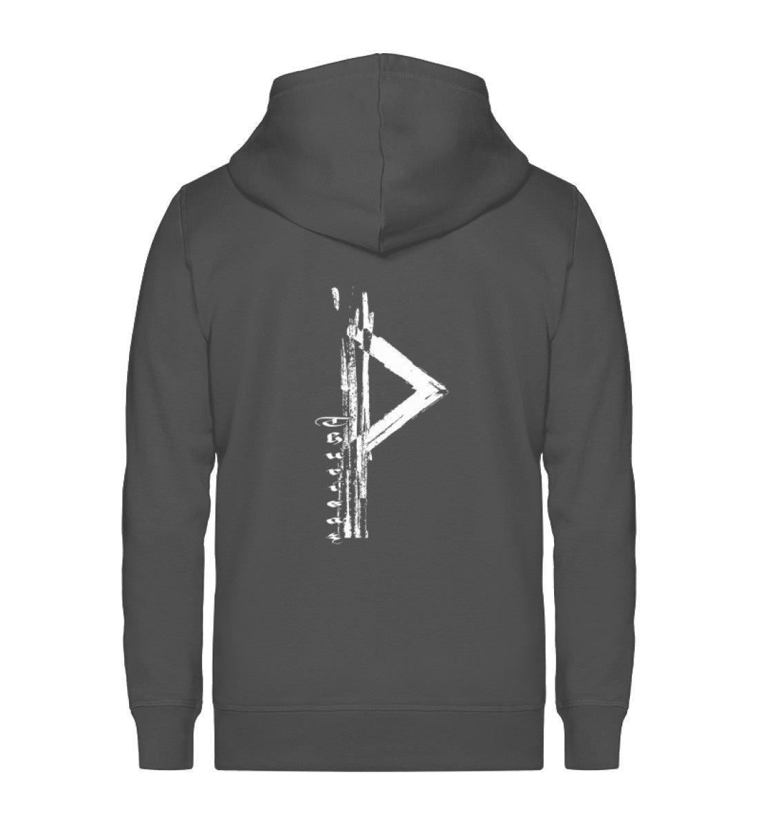Wikinger Rune Thurisaz Zip-Hoodie - Nordic Viking Wear