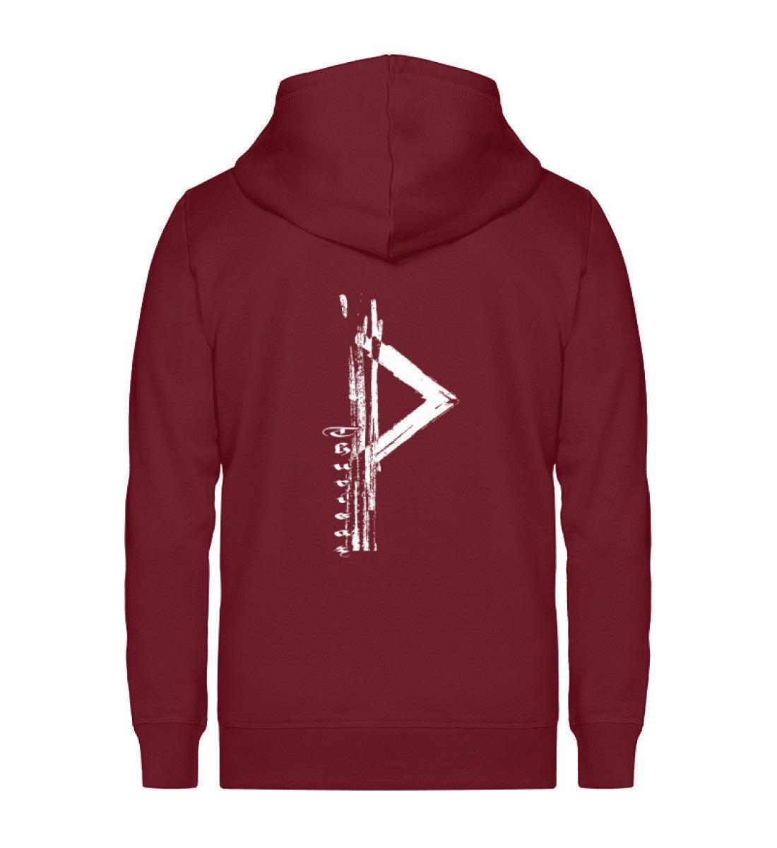 Wikinger Rune Thurisaz Zip-Hoodie - Nordic Viking Wear