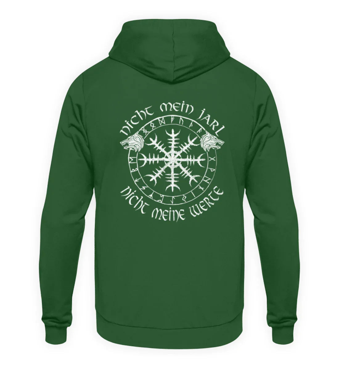 Hoodie Nicht Mein Jarl Nicht Meine Werte - Unisex Kapuzenpullover Hoodie - Nordic Viking Wear