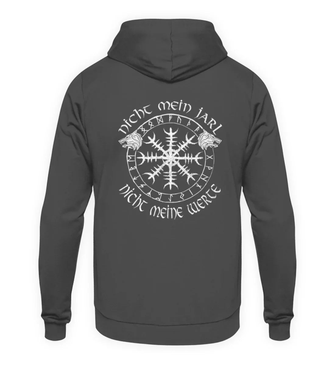Hoodie Nicht Mein Jarl Nicht Meine Werte - Unisex Kapuzenpullover Hoodie - Nordic Viking Wear