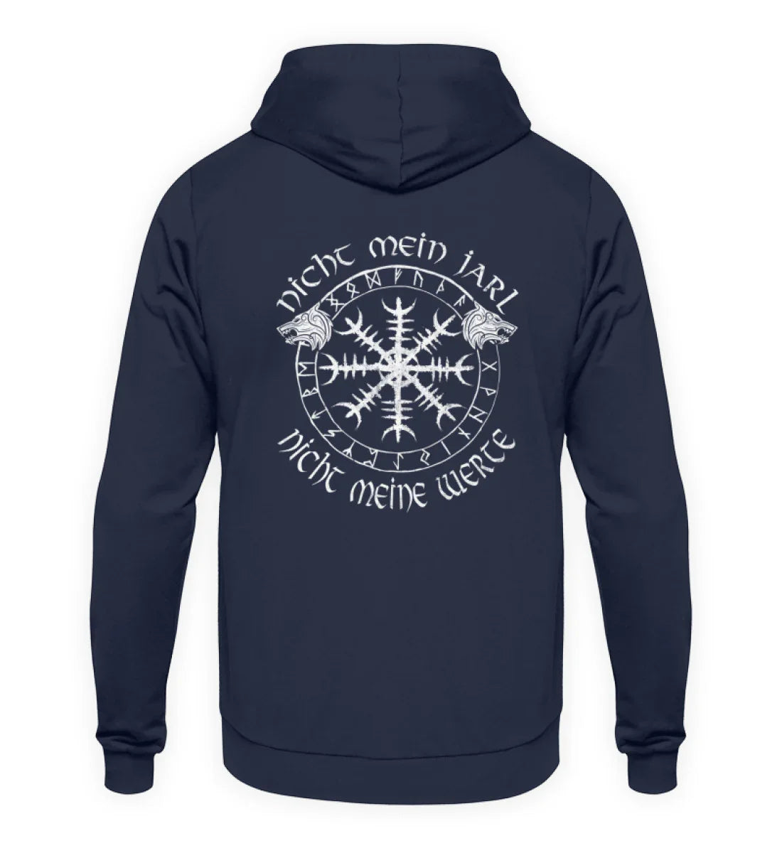 Hoodie Nicht Mein Jarl Nicht Meine Werte - Unisex Kapuzenpullover Hoodie - Nordic Viking Wear