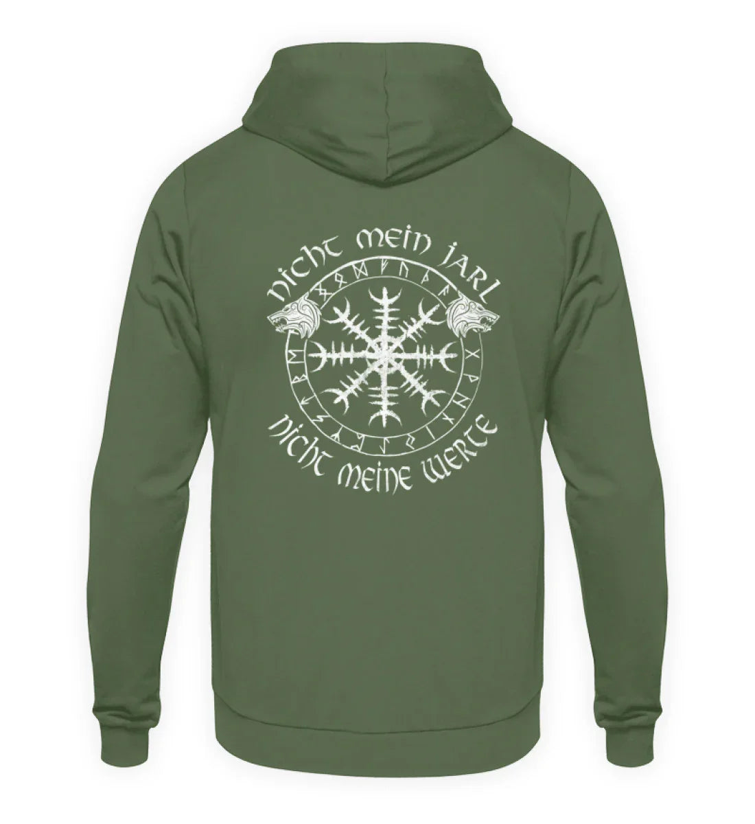 Hoodie Nicht Mein Jarl Nicht Meine Werte - Unisex Kapuzenpullover Hoodie - Nordic Viking Wear