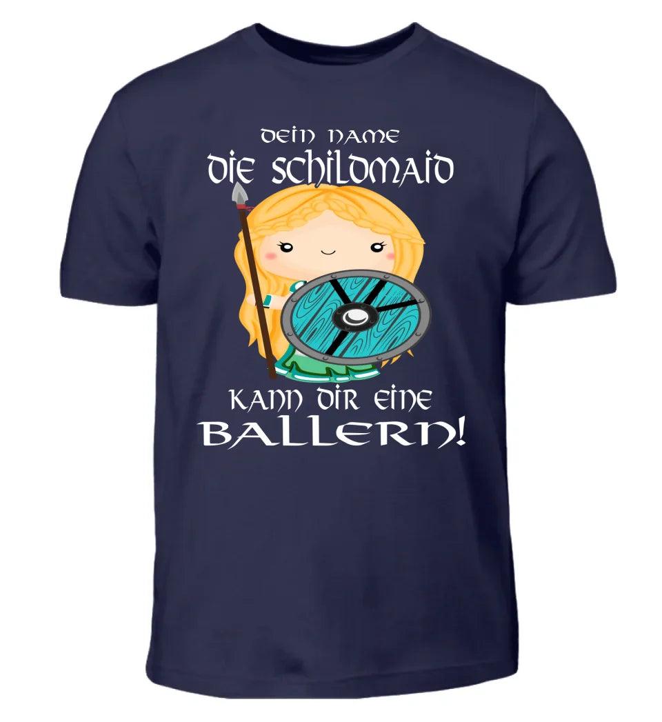 Mädchen Shirt Eine Schildmaid Kann Dir Eine Ballern - Nordic Viking Wear