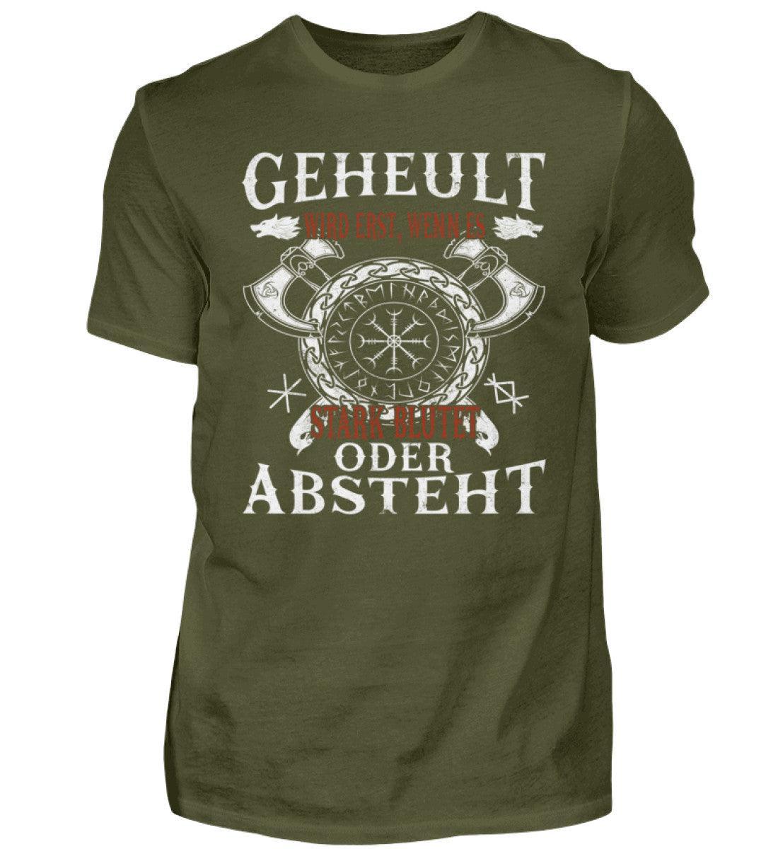 Lustiges Wikinger Shirt – Humorvolles Viking T-Shirt mit witzigem Spruch und Helm of Awe - Nordic Viking Wear