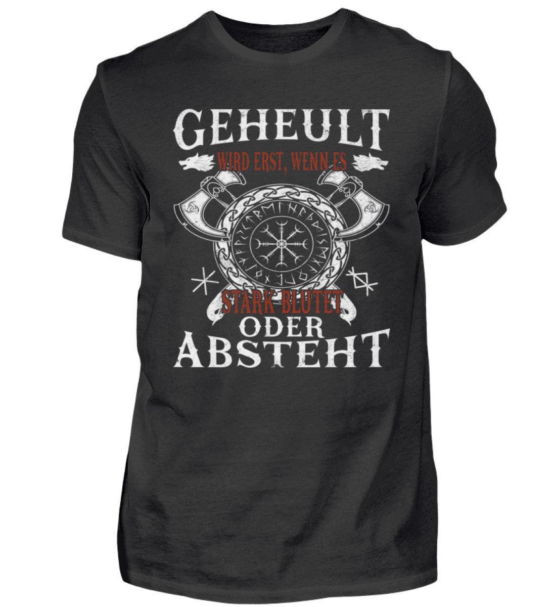 Lustiges Wikinger Shirt – Humorvolles Viking T-Shirt mit witzigem Spruch und Helm of Awe - Nordic Viking Wear