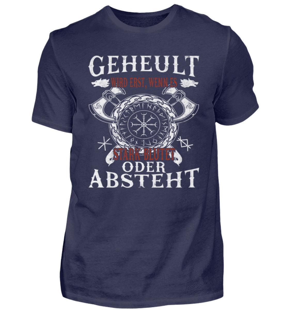 Lustiges Wikinger Shirt – Humorvolles Viking T-Shirt mit witzigem Spruch und Helm of Awe - Nordic Viking Wear