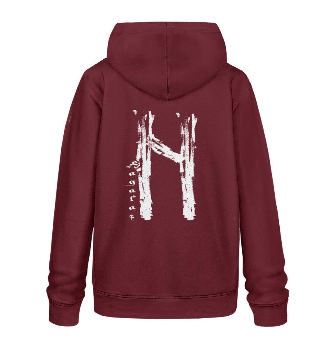 Rune Hagalaz Premium Hoodie - Nordic Viking Wear