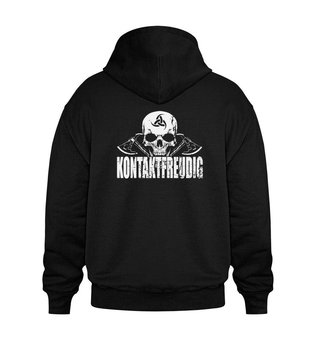 Wikinger Heavy Vintage Hoodie Kontaktfreudig - Nordic Viking Wear