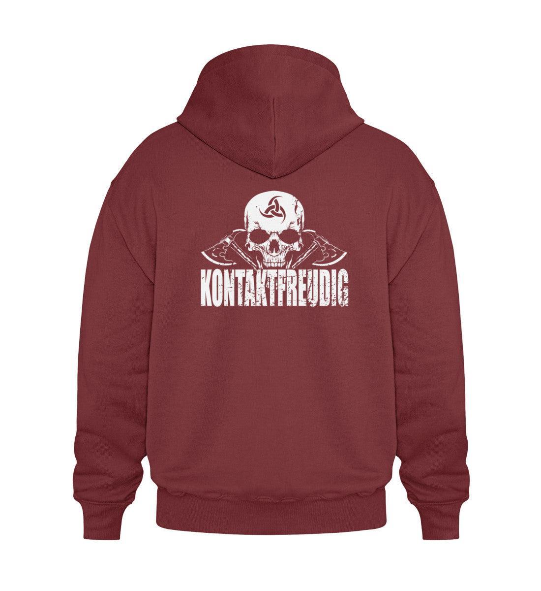 Wikinger Heavy Vintage Hoodie Kontaktfreudig - Nordic Viking Wear