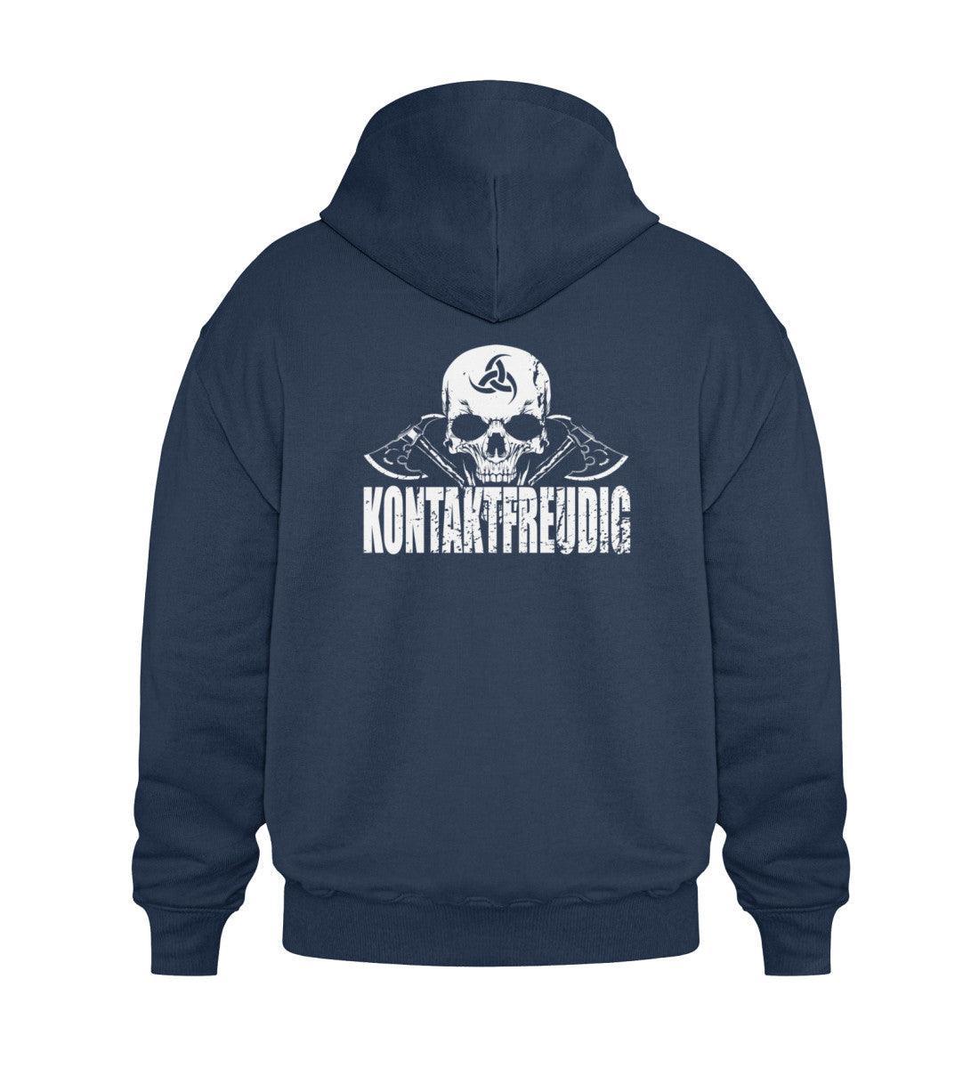 Wikinger Heavy Vintage Hoodie Kontaktfreudig - Nordic Viking Wear