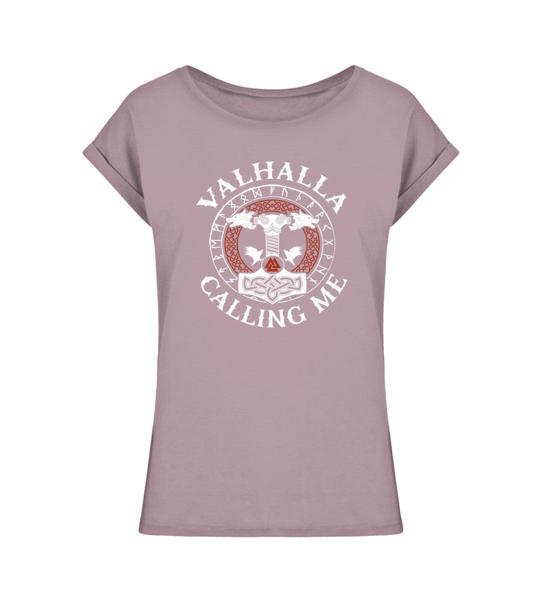 Extended Shirt „Valhalla Calling Me – Runenkreis mit Mjölnir“ - Nordic Viking Wear