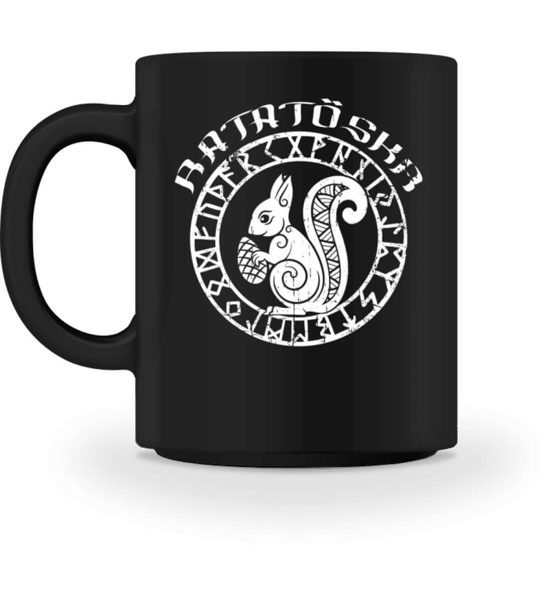 Ratatöskr Tasse – Weisheit und Stärke für deinen Morgenkaffee - Nordic Viking Wear