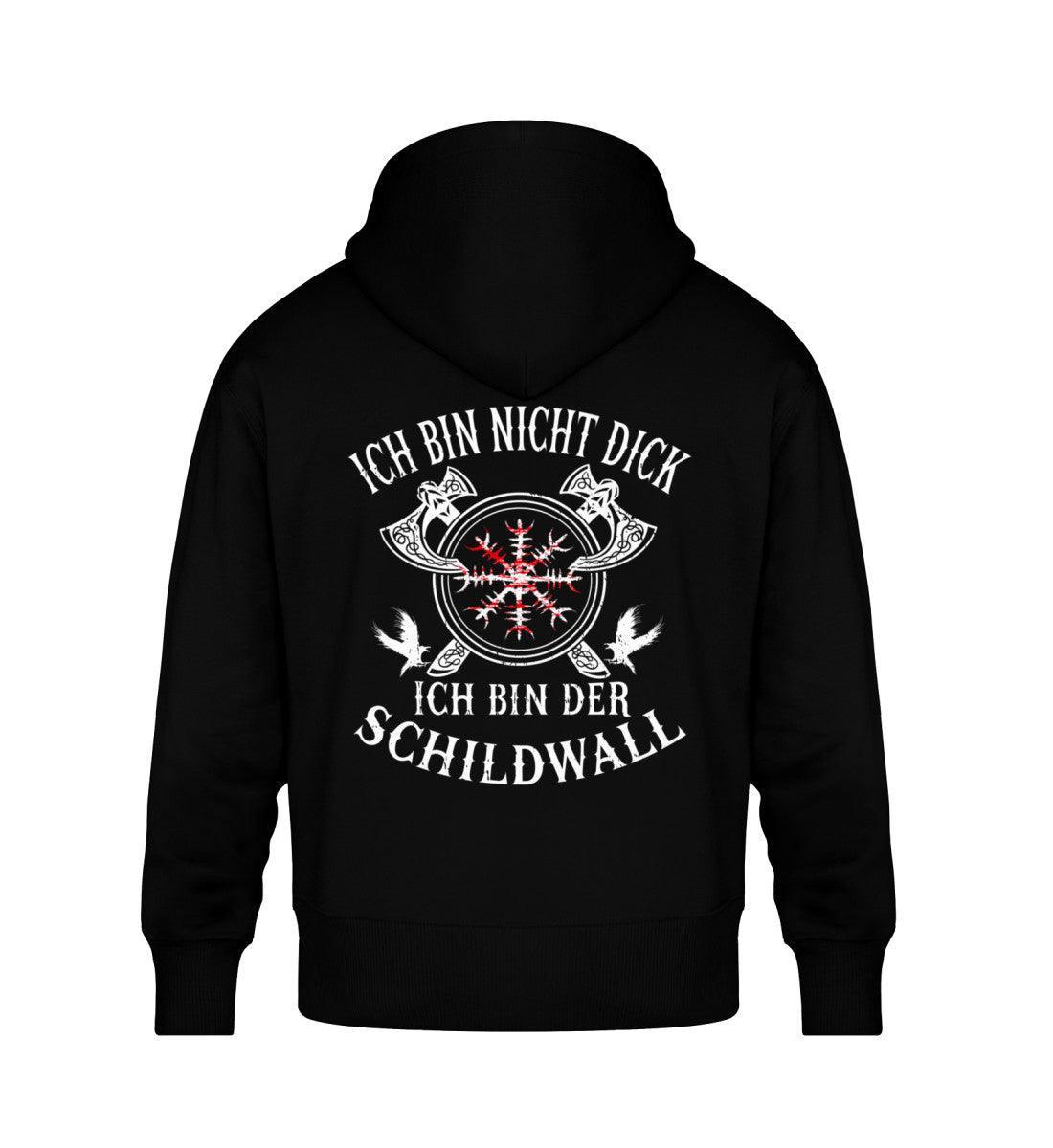 Lustiger Oversized Hoodie Ich bin nicht Dick - Unisex Oversized Organic Hoodie - Nordic Viking Wear
