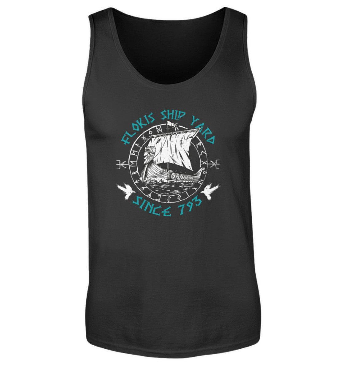 Wikinger Tank Top „Floki's Ship Yard – Since 793“ – Runenkreis - Nordic Viking Wear
