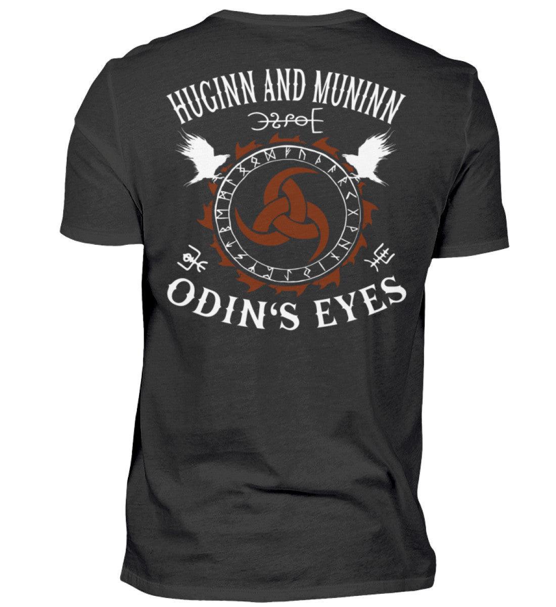 Wikinger-Shirt "Huginn und Muninn - Odins Augen" Front and Backprint - Nordic Viking Wear
