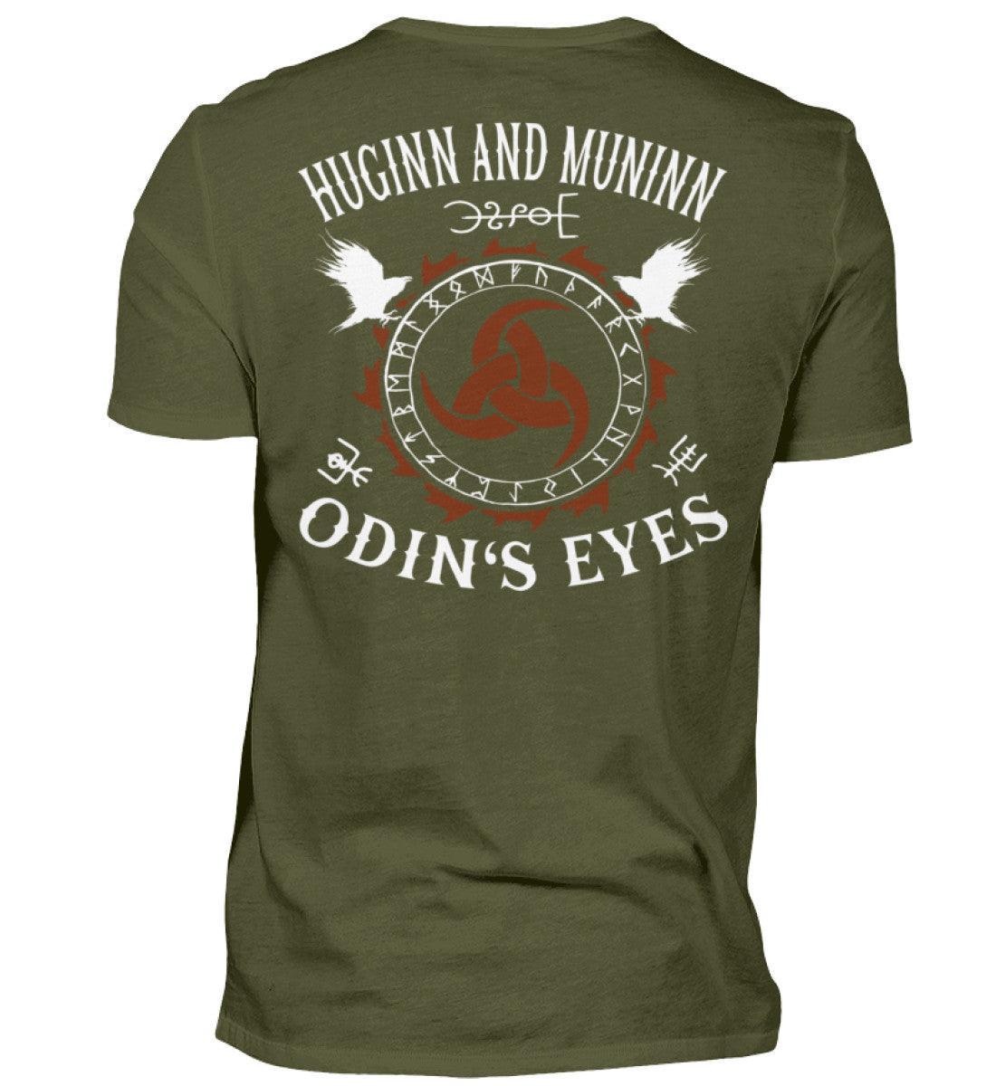 Wikinger-Shirt "Huginn und Muninn - Odins Augen" Front and Backprint - Nordic Viking Wear