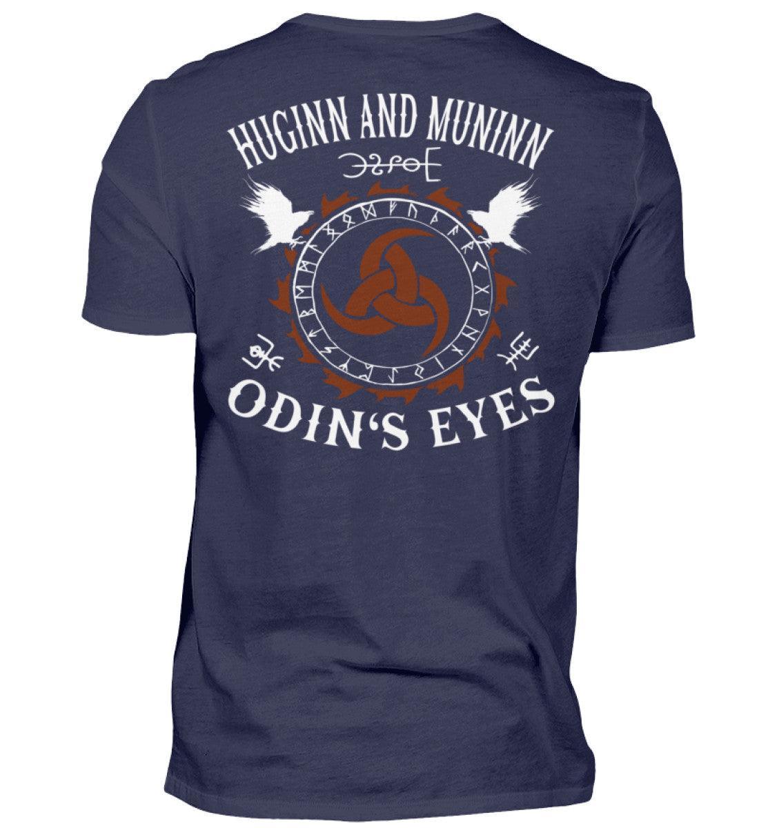 Wikinger-Shirt "Huginn und Muninn - Odins Augen" Front and Backprint - Nordic Viking Wear