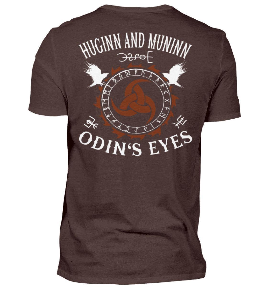 Wikinger-Shirt "Huginn und Muninn - Odins Augen" Front and Backprint - Nordic Viking Wear