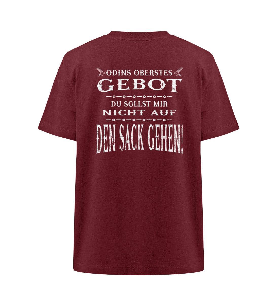 Wikinger Oversize Shirt - "Odins Oberstes Gebot: Du Sollst Mir Nicht Auf Den Sack Gehen!" - Nordic Viking Wear
