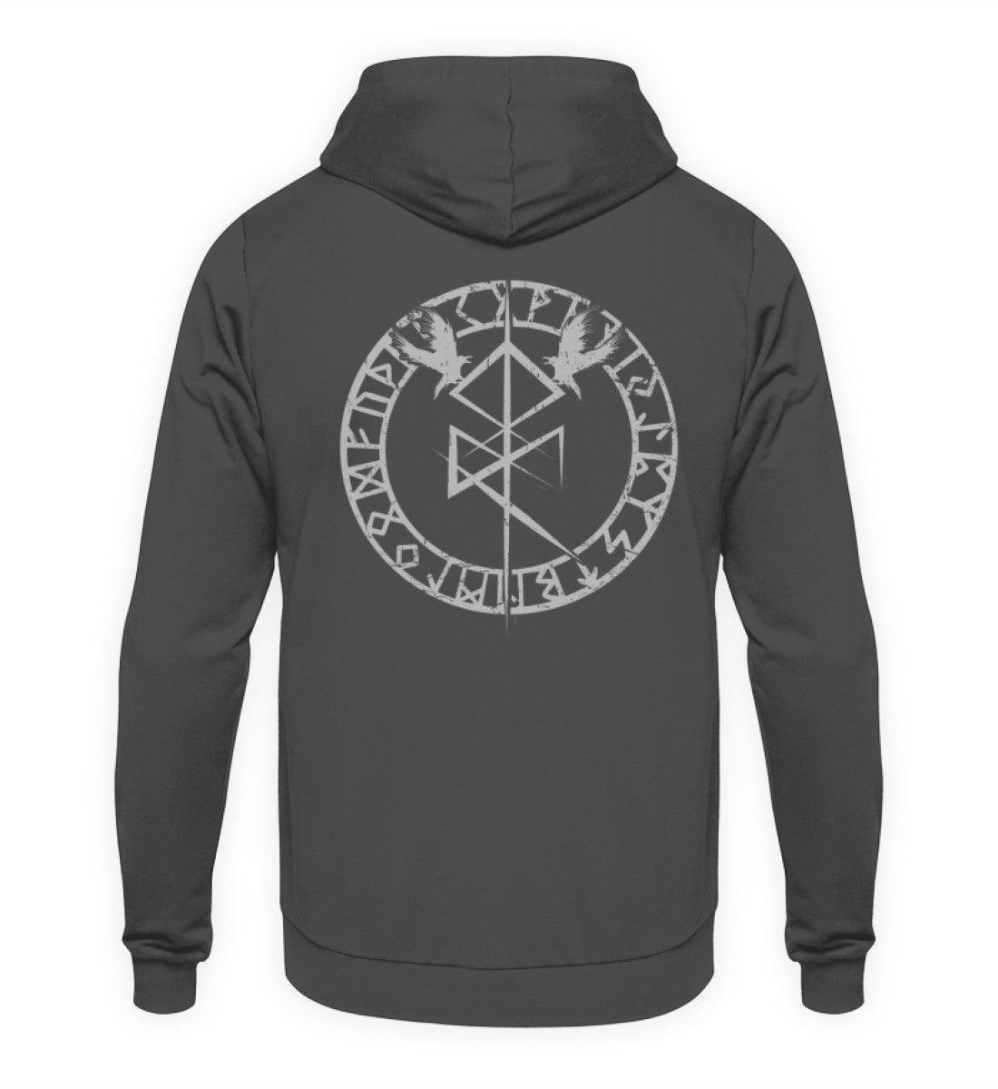 Wikinger Hoodie Odin Binderune T-Shirt – Mystisches Nordisches Symbol - Nordic Viking Wear