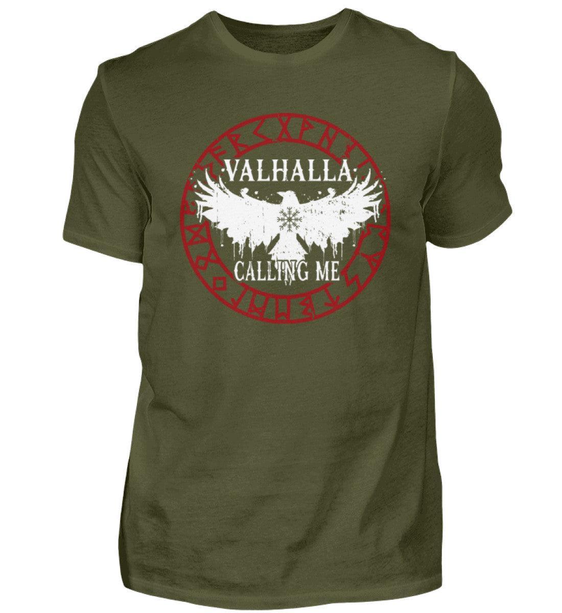 Wikinger Shirt "Ruf nach Valhalla" – Antworte dem Ruf der Ehre - Nordic Viking Wear