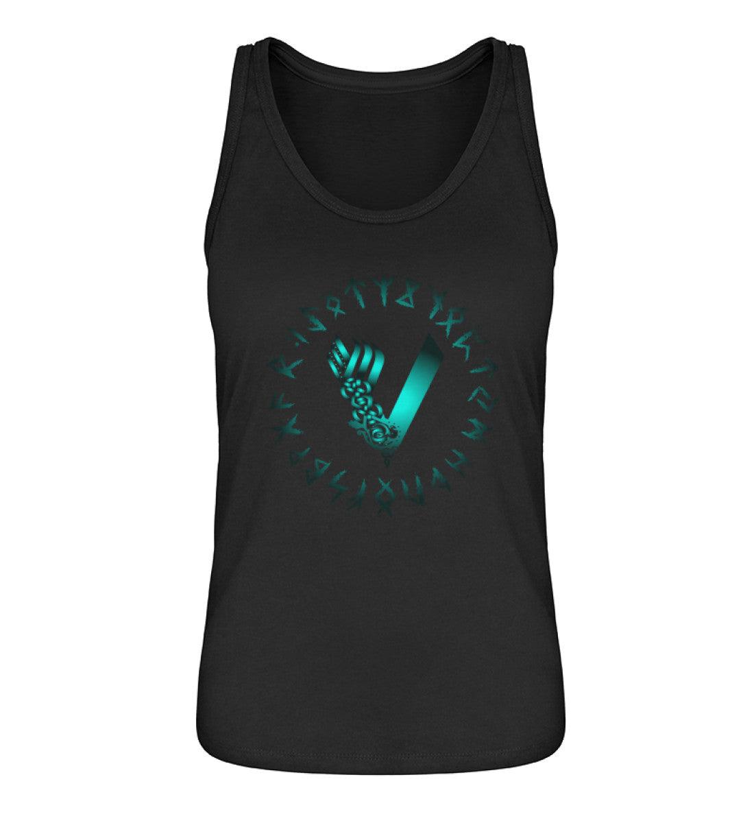 Schildmaiden Tanktop mit Runen und Keltischem Design – Nordische Mystik für wahre Krieger - Nordic Viking Wear