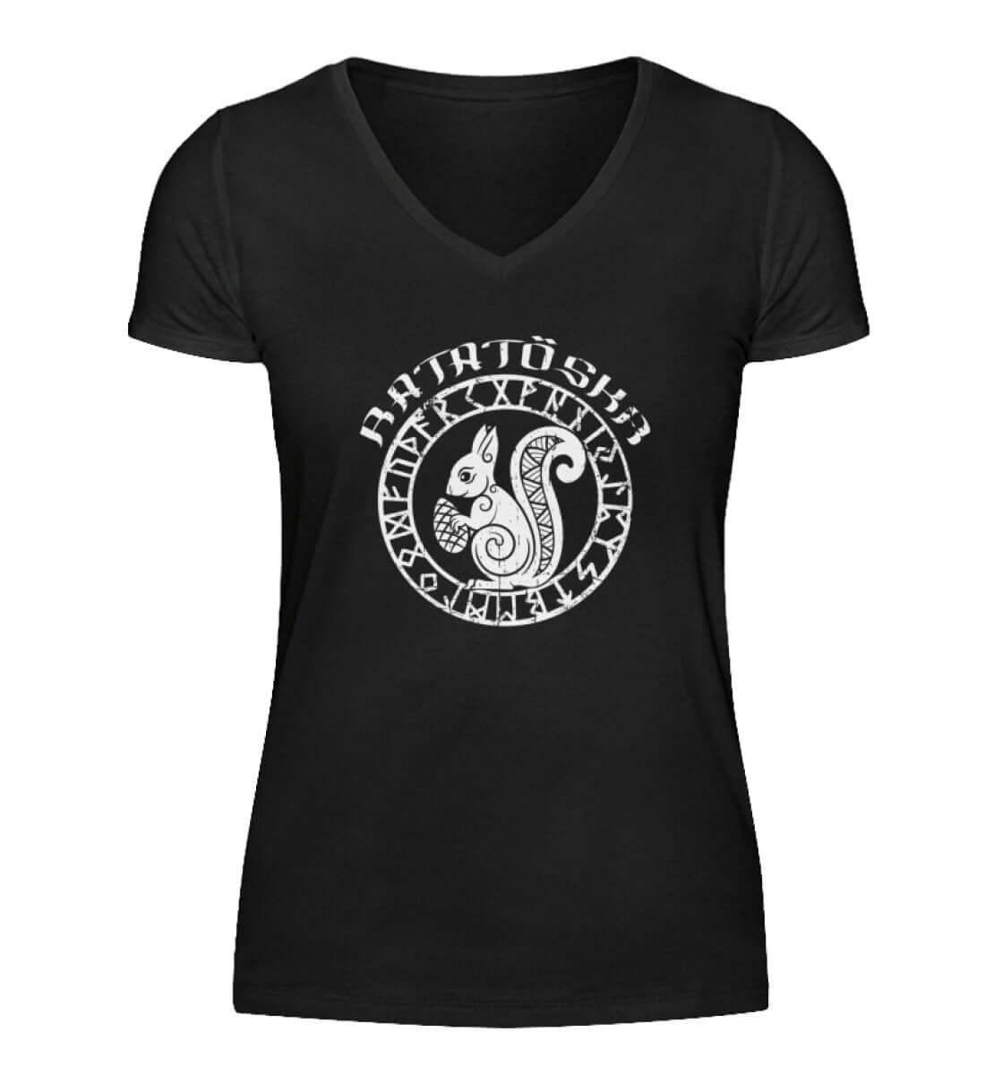 Schildmaiden V-Neck 'Ratatöskr' – Bote der Weltenesche - Nordic Viking Wear