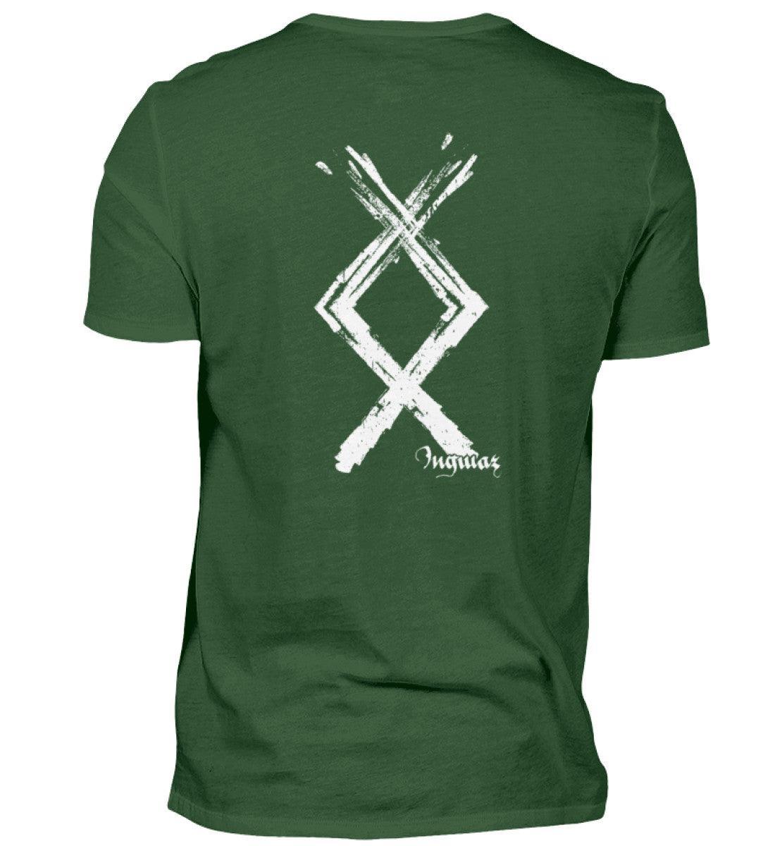 Wikinger-Shirt Ingwaz Rune - Nordische Mythologie Kraftsymbol - Nordic Viking Wear