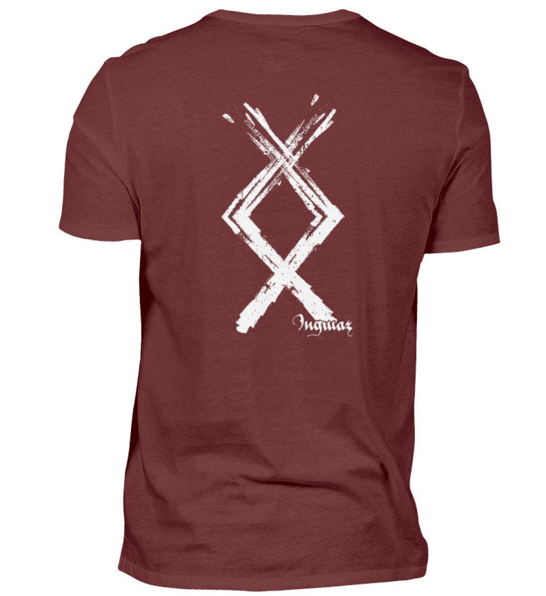 Wikinger-Shirt Ingwaz Rune - Nordische Mythologie Kraftsymbol - Nordic Viking Wear