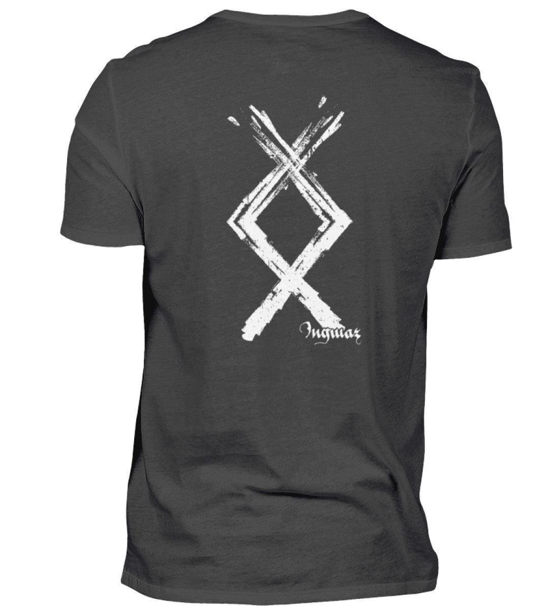 Wikinger-Shirt Ingwaz Rune - Nordische Mythologie Kraftsymbol - Nordic Viking Wear