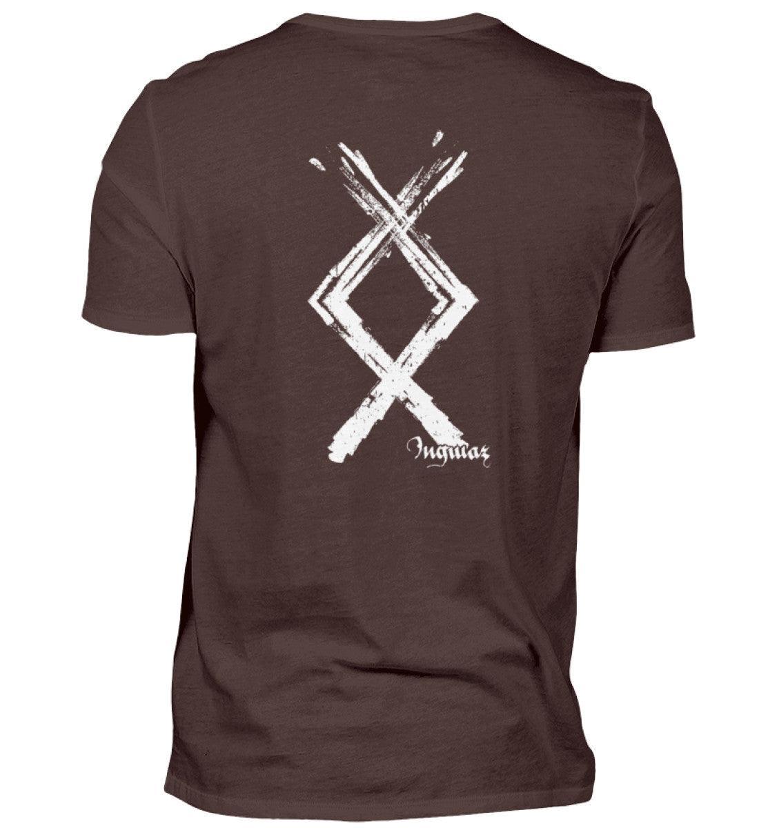 Wikinger-Shirt Ingwaz Rune - Nordische Mythologie Kraftsymbol - Nordic Viking Wear