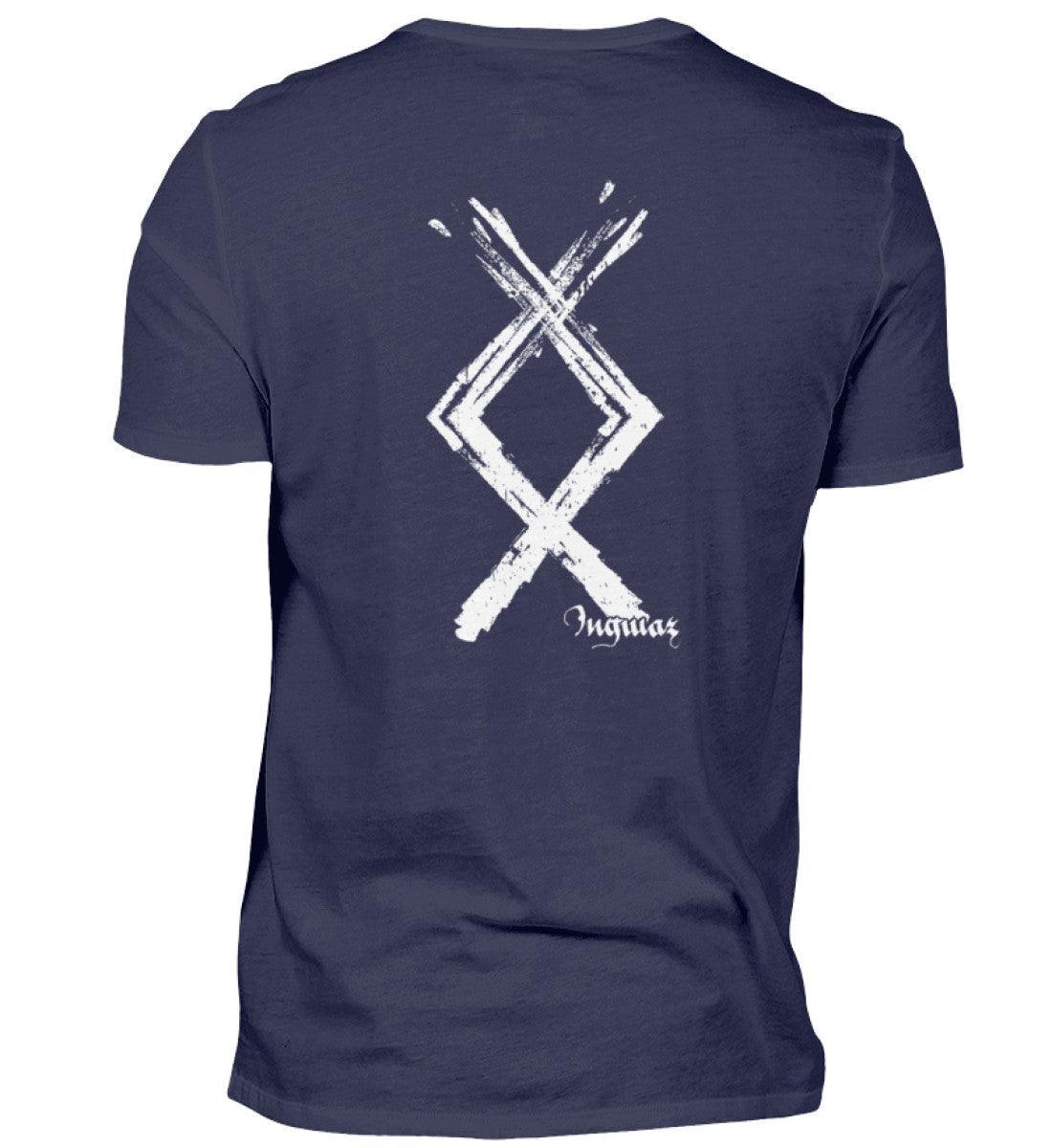 Wikinger-Shirt Ingwaz Rune - Nordische Mythologie Kraftsymbol - Nordic Viking Wear