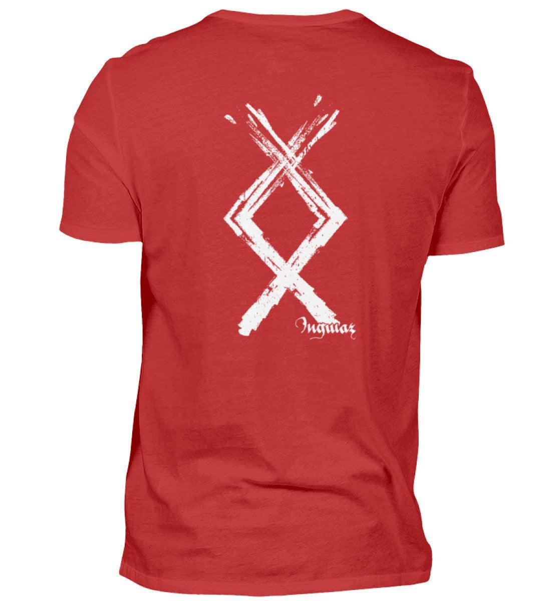 Wikinger-Shirt Ingwaz Rune - Nordische Mythologie Kraftsymbol - Nordic Viking Wear