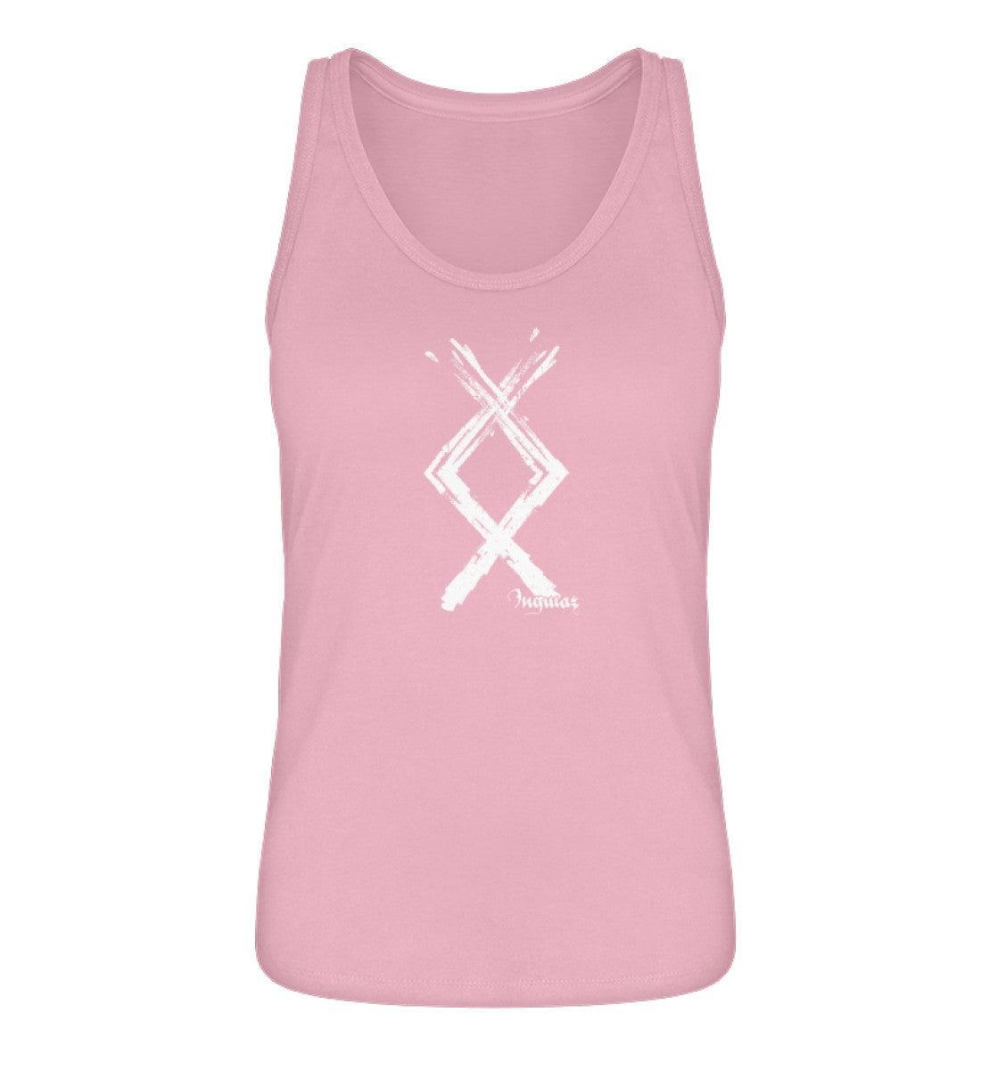 Schildmaiden Tank Top Ingwaz Rune Shirt - Nordische Mythologie Kraftsymbol - Nordic Viking Wear