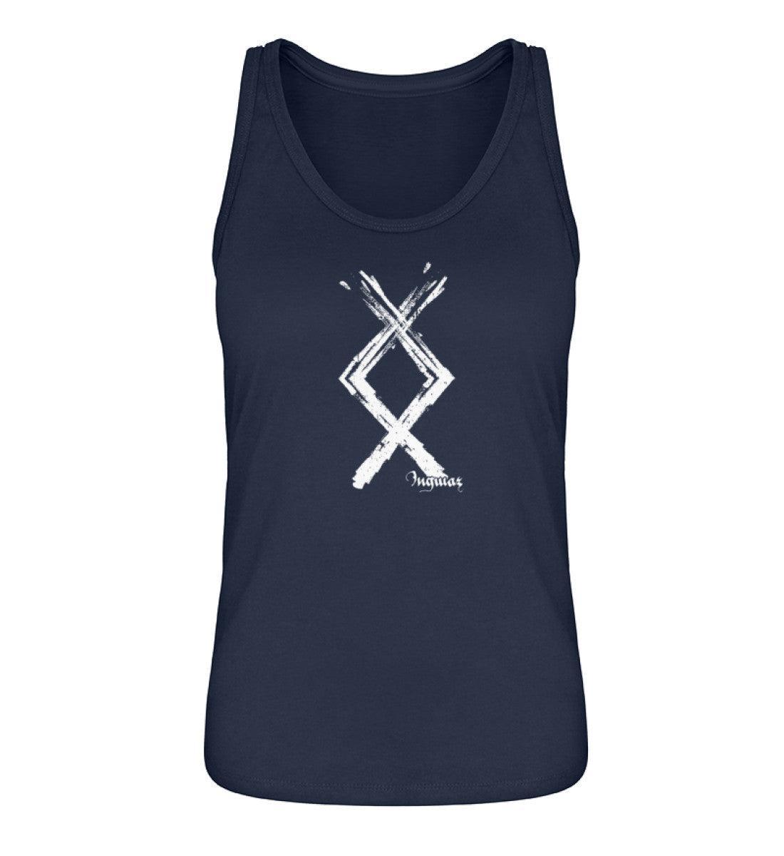 Schildmaiden Tank Top Ingwaz Rune Shirt - Nordische Mythologie Kraftsymbol - Nordic Viking Wear