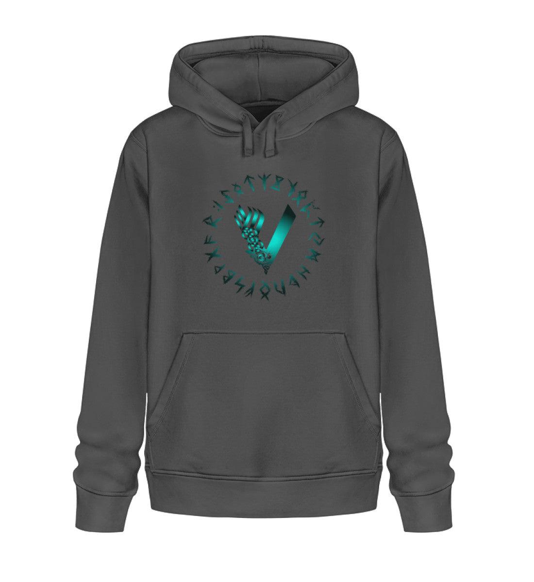 Wikinger-Premium Hoodie mit Runen und Keltischem Design – Nordische Mystik für wahre Krieger - Nordic Viking Wear