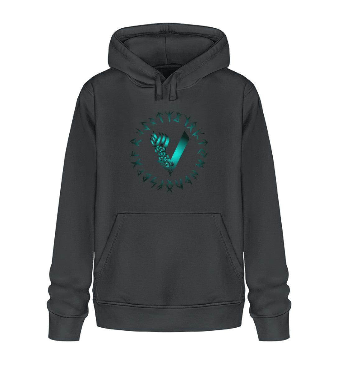 Wikinger-Premium Hoodie mit Runen und Keltischem Design – Nordische Mystik für wahre Krieger - Nordic Viking Wear