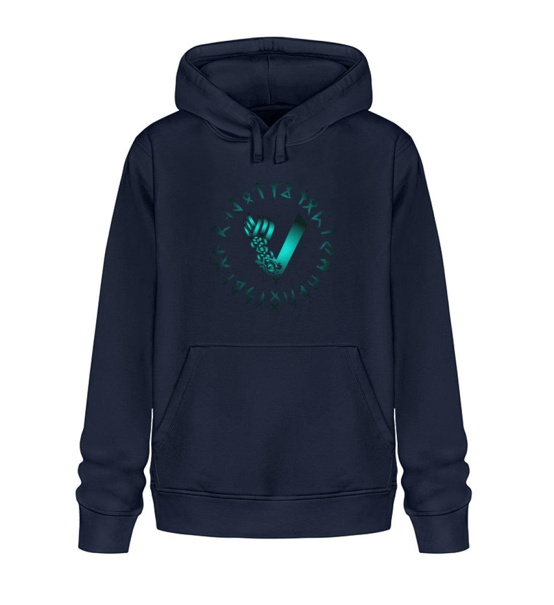 Wikinger-Premium Hoodie mit Runen und Keltischem Design – Nordische Mystik für wahre Krieger - Nordic Viking Wear