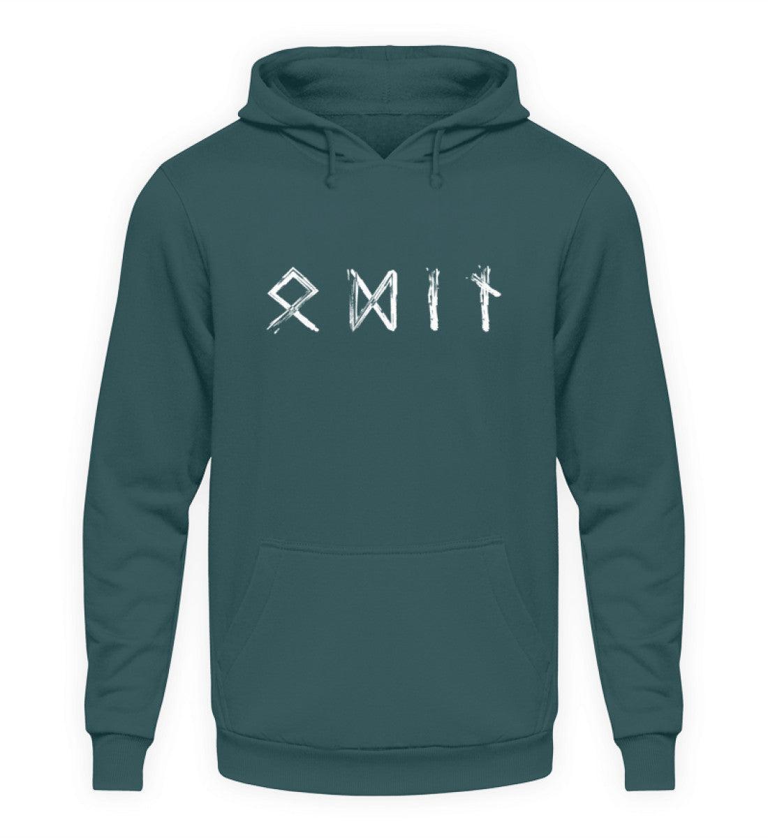 Odin Runenschrift Odin - Wikinger Götter - Nordisches Symbol Kapuzenpulli - Nordic Viking Wear