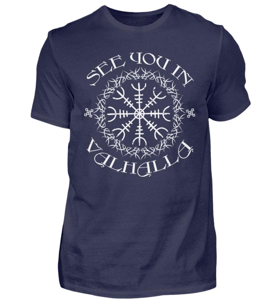 Wikinger-Shirt "See You In Valhalla" Helm Of Awe - Nordic Viking Wear