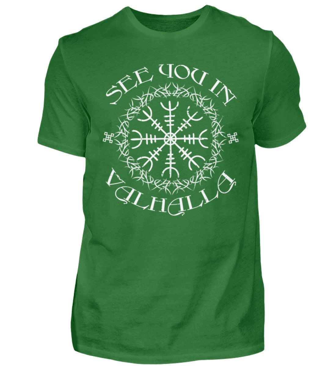 Wikinger-Shirt "See You In Valhalla" Helm Of Awe - Nordic Viking Wear