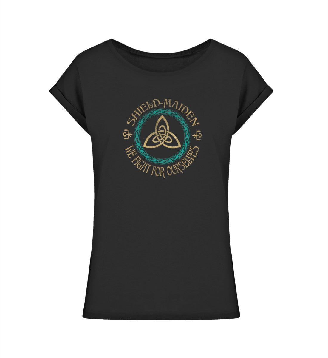 Extended Shirt „Shield-Maiden – We Fight For Ourselves“ - Nordic Viking Wear