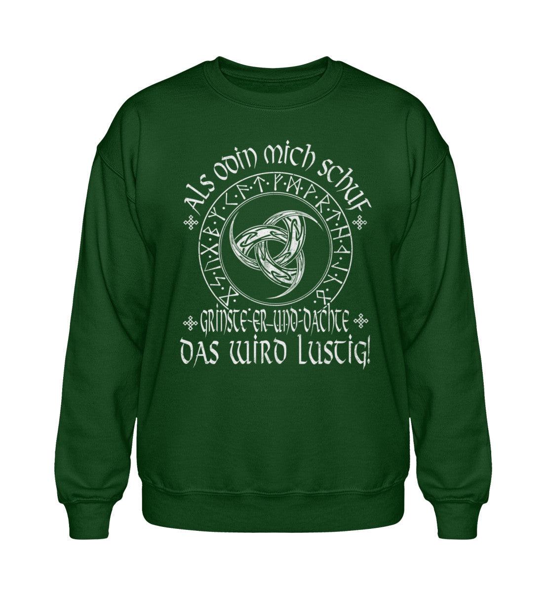 "Als Odin mich schuf" – Wikinger Heavy Sweatshirt für echte Krieger mit Humor! - Nordic Viking Wear