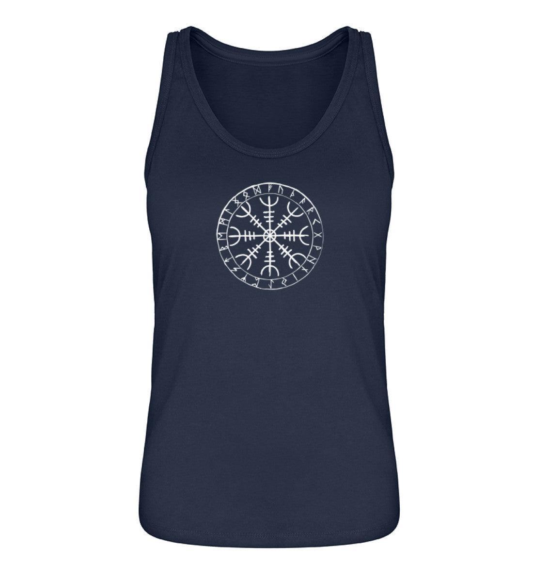 Schildmaid Tank Top "Helm Of Awe Runen-Rad" - Nordic Viking Wear