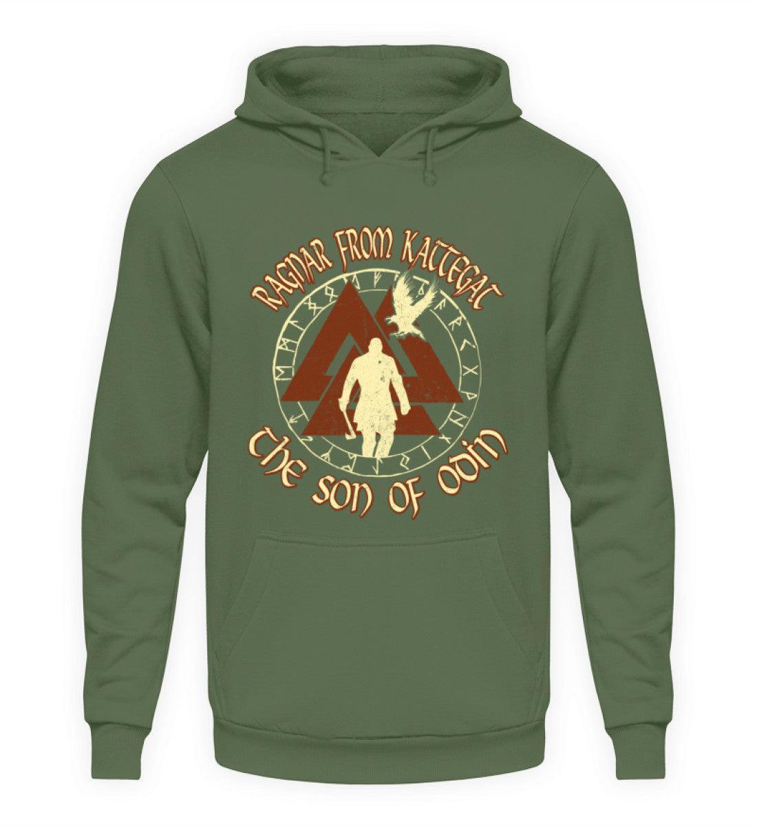 Ragnar Lothbrok Viking Hoodie- Nordic Mythology Warrior Tee - Odin's Son Valhalla Apparel - Nordic Viking Wear