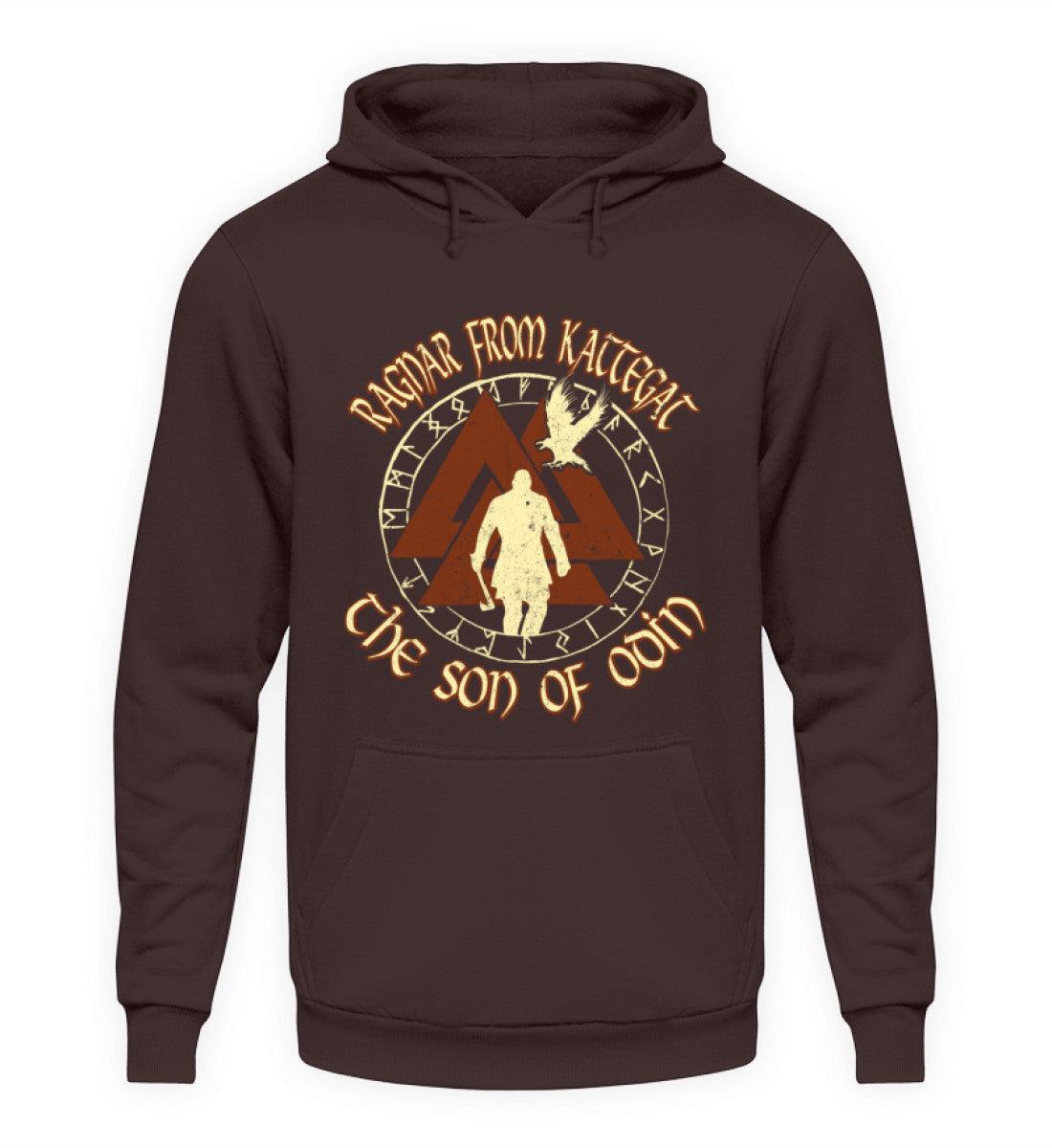 Ragnar Lothbrok Viking Hoodie- Nordic Mythology Warrior Tee - Odin's Son Valhalla Apparel - Nordic Viking Wear