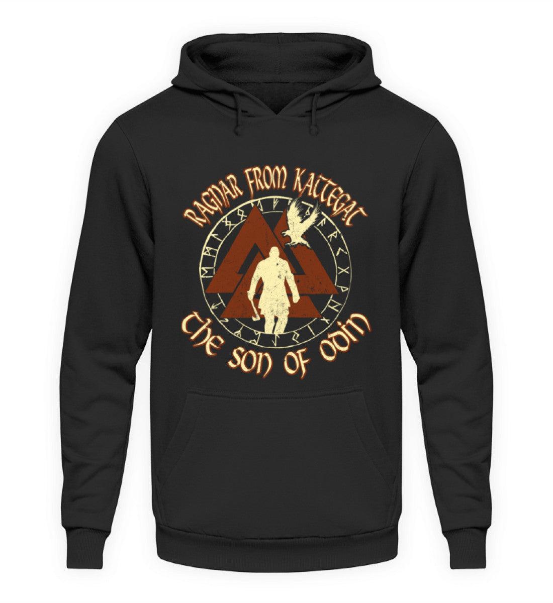 Ragnar Lothbrok Viking Hoodie- Nordic Mythology Warrior Tee - Odin's Son Valhalla Apparel - Nordic Viking Wear