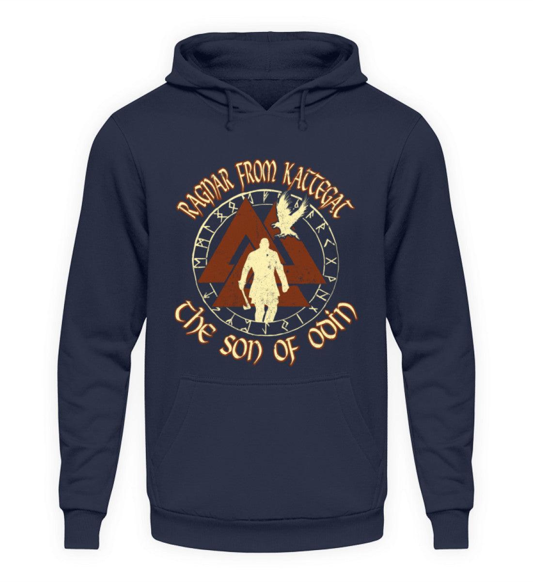 Ragnar Lothbrok Viking Hoodie- Nordic Mythology Warrior Tee - Odin's Son Valhalla Apparel - Nordic Viking Wear